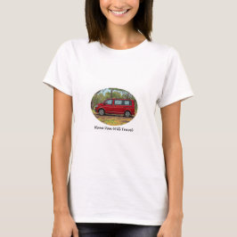 バンライフを祝して: Have Van Will Travel Tシャツ