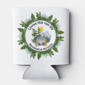 バンライフキャラバンパーソナライズされたキャンピング 缶クーラー (裏面)