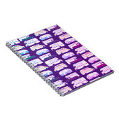 バンライフキャンピングキャンパーRVトレーラーパターン ノートブック (右側)