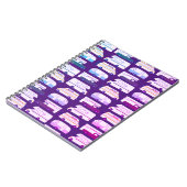 バンライフキャンピングキャンパーRVトレーラーパターン ノートブック (左側)