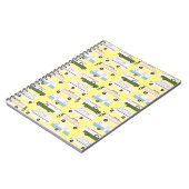 バンライフキャンピングキャンパーRVトレーラーパターン ノートブック (左側)