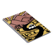 バンライフデザートロードトリップキャンピング ノートブック (右側)