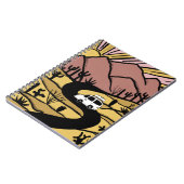 バンライフデザートロードトリップキャンピング ノートブック (左側)