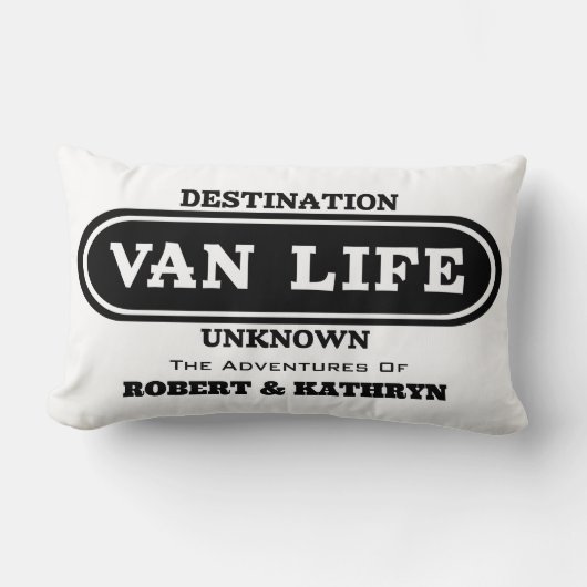 バンライフパーソナライズされたルンバー枕 ランバークッション (正面)