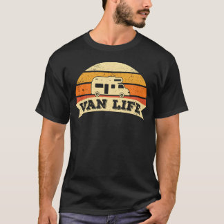 バンライフ RV キャンプ キャンピングカー キャラバン モーターホーム ギフト Tシャツ