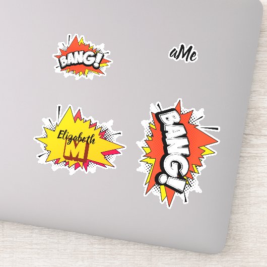 バンレトロアクション漫画ブックバブル シール (詳細)