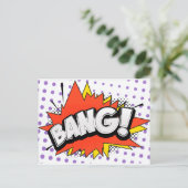 バンレトロアクション漫画ブックバブル ポストカード (スタンド正面)