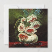 バン結婚ゴッホ・ヴィンテージフローラ 招待状 (裏面)