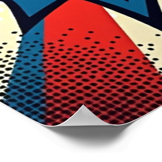 バン!アーモダント漫画スタイルポスター ポスター (角)