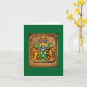 バン・ウェスターベルト家の紋章 カード (黄色い花)