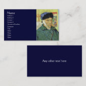 バン・ゴッホが包帯した自画像 名刺 (正面/裏面)