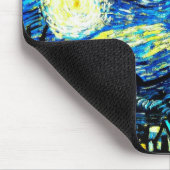 バン・ゴッホの有名絵画な星の夜 マウスパッド (コーナー)