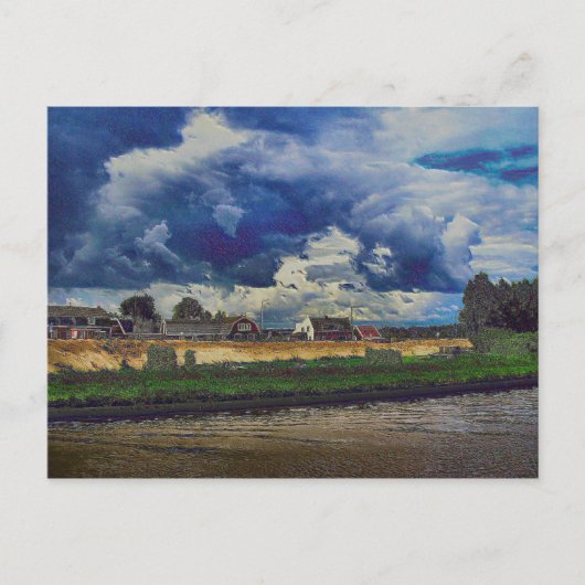 バン・ゴッホへのデジタル貢物 ポストカード (正面)