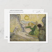 バン・ゴッホファインアートラザロ（レンブラント）の育成 ポストカード (正面/裏面)