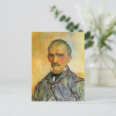 バン・ゴッホポートレート・トラブック、ヴィンテージ印象派 ポストカード (スタンド正面)