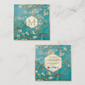 バン·ゴッホ·アーモンド·ブラウス スクエア名刺 (正面/裏面)