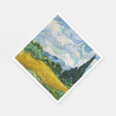 バン·ゴッホ·ウィート·フィールドとキプレス。印象主義 スタンダードランチョンナプキン (角)