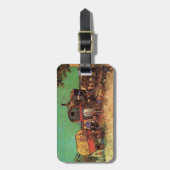 バン・ゴッホ、ジプシーとキャラバンの陣地 ラゲッジタグ (正面縦)