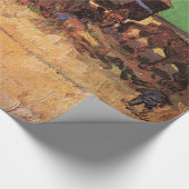 バン・ゴッホ、ジプシーとキャラバンの陣地 ラッピングペーパー (角)