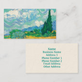 バン·ゴッホ·ホイートフィールド 名刺 (正面/裏面)