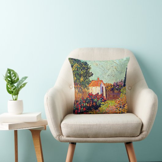 バン・ゴッホ – 有名なア素晴らしート絵画の風景 クッション (椅子)