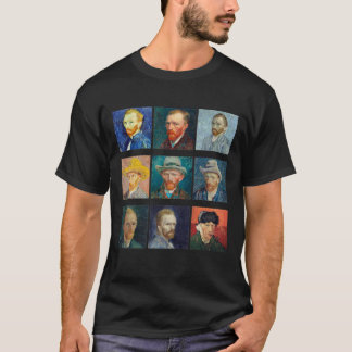 バン・ゴッホTシャツ |バン・ゴッホ・セルフ・ポートレートT Tシャツ