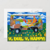 バン。ダブ、バン。ハッピー！ ポストカード (正面/裏面)