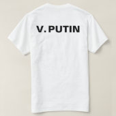 バン・プーチンTシャツ Tシャツ (デザイン裏面)