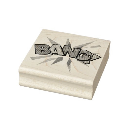 バン!レトロコミックブックポップアート ラバースタンプ (スタンプ)