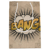 バン！ヴィンテージ漫画ブックスチームパンクポップ・アートのアート ミディアムペーパーバッグ (正面)