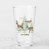 バン！冗談だろ！狩りおもしろいビール タンブラーグラス (正面)