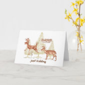 バン!冗談だろ!狩りユーモア茶色カード カード (黄色い花)