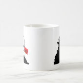 "バン!" 矢の面白いマグカップ コーヒーマグカップ (中央)
