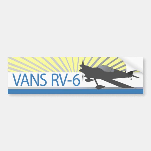 バンRV-6 バンパーステッカー (正面)