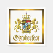 バヴァリアクレストオクトーバーフェスト スタンダードカクテルナプキン (正面)