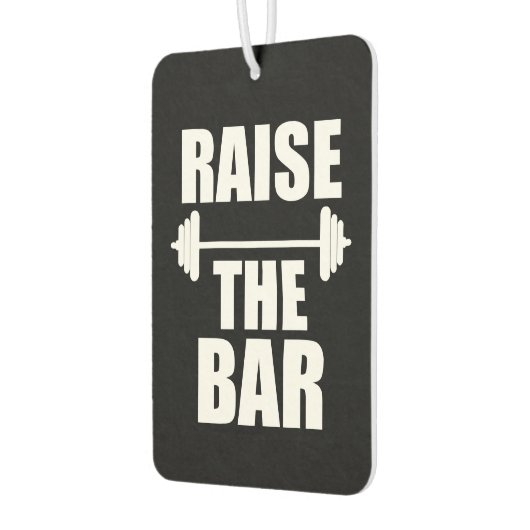 バーおもしろいことわざウェイトジムを上げる カーエアーフレッシュナー (左)