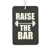 バーおもしろいことわざウェイトジムを上げる カーエアーフレッシュナー (裏面)