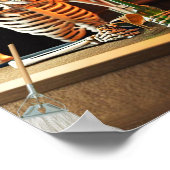 バーおもしろいにポスターのスケレトン ポスター (角)