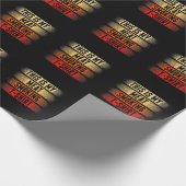 バーおもしろいベキュー肉愛好家が焼くBBQ ラッピングペーパー (角)