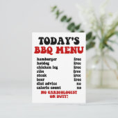 バーおもしろいベキュー ポストカード (スタンド正面)