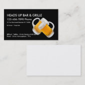 バーおよびパブの名刺 名刺 (正面/裏面)