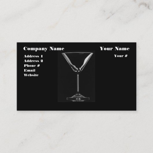 バーかBevargeカード 名刺 (正面)