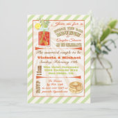 バーでのブランチとブラッディマリーズのご案内 招待状 (スタンド正面)