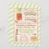 バーでのブランチとブラッディマリーズのご案内 招待状 (正面/裏面)