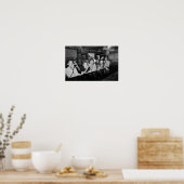 バーでビールを飲む – 素晴らしうつ病 – 1938 ポスター (キッチン)