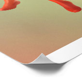 バーで飲む猫ビール ポスター (角)