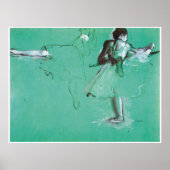 バーで2人のダンサーのための勉強- Edgar Degas ポスター (正面)