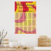 バーとバルミツワーの輝きの旋回の座席チャート ポスター (キッチン)