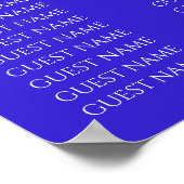 バーとバルミツワー銀フローラ座席表 ポスター (角)