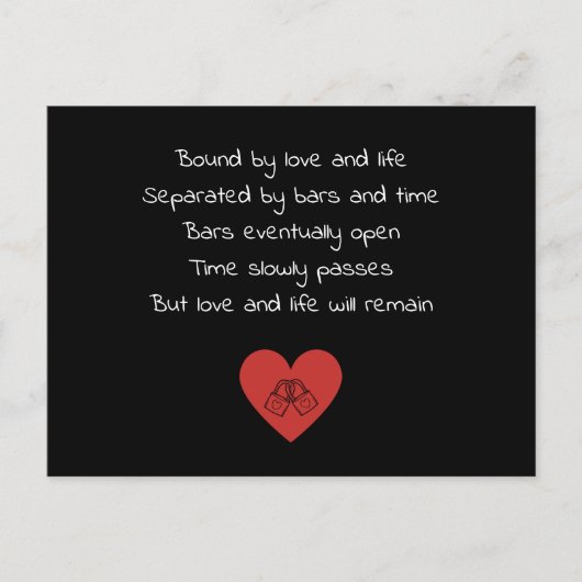 バーと時間で区切る ポストカード (正面)